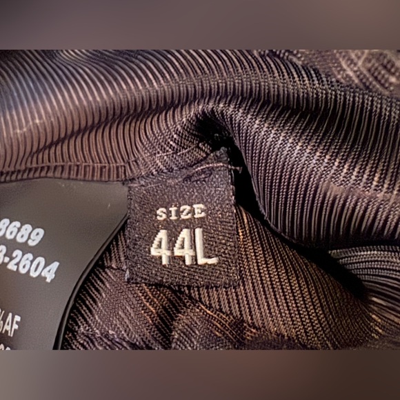 TODD SNYDER MADISON HERRINGBONE SPORT COAT BLAZER BLACK CREAM $700 44L Long - Picture 9 of 10